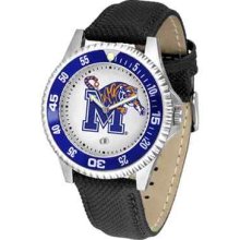 Memphis Tigers NCAA Mens Leather Wrist Watch ...