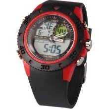 men digital sport alarm clock stopwatch wristwatch wrist watch waterpr