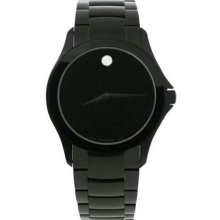 Men's Black Stainless Steel Quartz