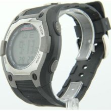 Mens Cage Fighter Rubberized Band Digital Watch CF32005BSBK ...