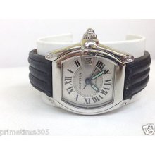 Mens Cartier Roadster Watch W/ White Dial