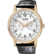 Mens Citizen Eco-drive Rose Gold Wrist Watch Ao9003-16a