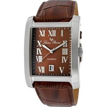 Men's Classico Brown Dial Brown Genuine Leather ...