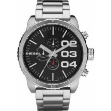 Mens Diesel Large Dial Stainless Steel Watch Dz4209