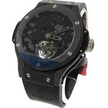 Men's Hublot Big Bang Solo Bang Tourbillon 305.cm.134.rx Ceramic Pvd Watch