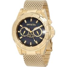 Mens Invicta 10601 Pro Diver Sea Wizard Mop Dial 18k Gold Swiss Quartz Watch