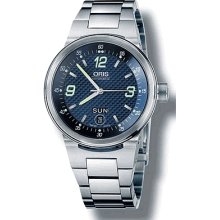 Men's Oris Stainless Steel Williams F1 Team Day Date