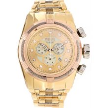 Men's Reserve Bolt Chronograph Gold Tone Stainless Steel Case and Bracelet Gold