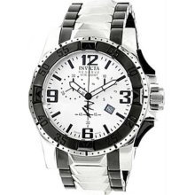 Men's Reserve Excursion Chronograph Stainless Steel Case and Bracelet Silver Dia