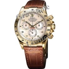 Men's Rolex Oyster Perpetual Cosmograph Daytona Watch - 116518_WhtMOPA