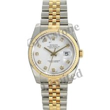 Men's Rolex Oyster Perpetual Datejust Watch - 116233_WhtDDJ