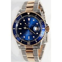 Mens Rolex Submariner Watch, Steel and 18K Gold Absolutely Like New