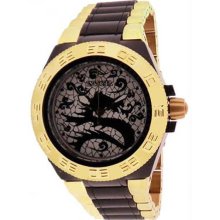 Men's Subaqua Dragon Dynasty Stainless Steel Case and Bracelet White a