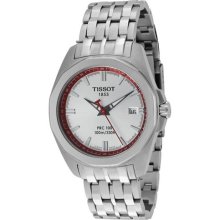 Men's T-Sport PRC 100 Silver/Red Dial Stainless Steel ...