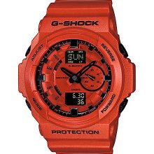 Men's XL Orange Digital Watch