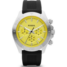 Men's Yellow Dial Retro Traveler Watch