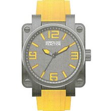 Men's yellow kenneth cole reaction diver's style watch rk1306