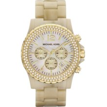 Michael Kors - Mk5558 - Madison Horn Glitz Chronograph Watch