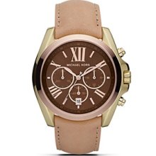 Michael Kors Women's Two-tone Steel 'Bradshaw' Chronograph Watch (MK5630)