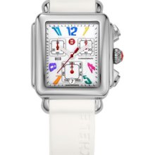 MICHELE Signature Deco Carousel White Silicone