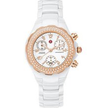 Michele Women's Ceramics White Dial Watch MWW12A000007