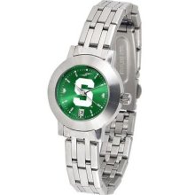 Michigan State Spartans Women's Modern Stainless Steel Watch