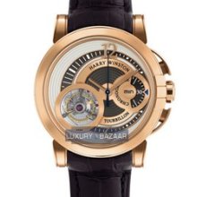 Midnight Tourbillon Chronograph (RG / RG-Open / Leather Strap)