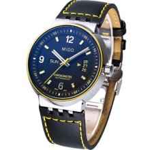 Mido All Dial Mechanical Automatic Swiss Watch Black Yellow M83414f84