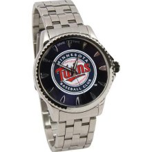 Minnesota Twin wrist watch : Minnesota Twins Manager Stainless Steel Watch