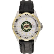 Minnesota Wild All Star Leather Watch