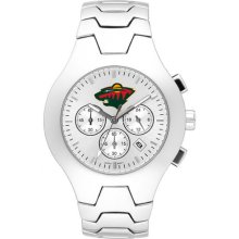 Minnesota Wild NHL Men's Hall of Fame Watch with Stainless Steel Bracelet