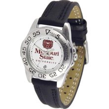 Missouri State Bears MSU Womens Leather Wrist Watch