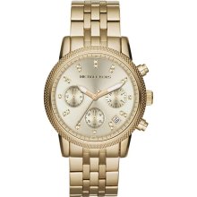 MK5676 Michael Kors Ladies Gold Plated Chronograph Watch