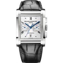 Model: 10032 | Big Savings Baume & Mercier Hampton Rectangular Auto Chrono Watch