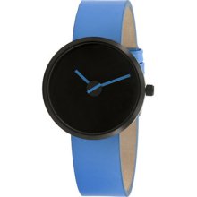 Modern Denis Guidone Black & Blue Sometimes Watch & Blue Leather Band No 's