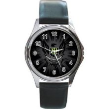 Monster Energy Unisex Silver-Tone Round Metal Watch 14