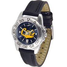 Montana State Bobcats Sport Leather Band AnoChrome-Ladies Watch