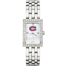 MONTREAL CANADIENS LADIES ALLURE WATCH STAINLESS BRACELET