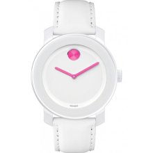 Movado Bold White Stainless Steel Unisex Watch 3600020