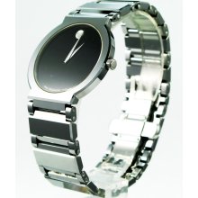 Movado Men's Valor Tungsten Carbide Swiss Museum Watch 89.C6.1871 Retail-$2400