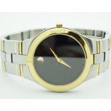 Movado Two Tone Stainless Steel Juro Men's Watch