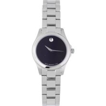 Movado Women's Junior Sport Black Dial Watch 0605747