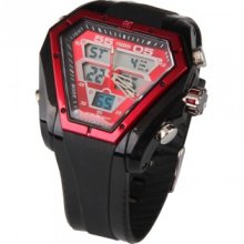 multifunction digital sport rubber band alarm clock date wristwatch wr