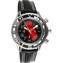 Mustang Boss 302 Mens Watch with Chrome Case and Black Dial ...