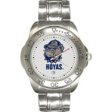 NCAA - Georgetown Hoyas Men's Sport ''Game Day Steel'' Watch