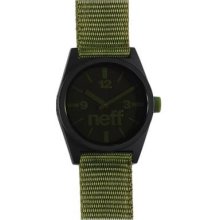 neff Daily Woven Watch (Olive) O/S::Olive