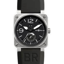 NEW Bell & Ross Grande Date Automatic Stainless Steel BR-03-90