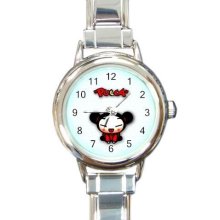 New HOT PUCCA FUNNY LOVE Italian Charm Watch