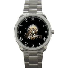 New Item Rare 1993 Iron Maiden Punk Rock Sport Metal Watch Fit Your T-shirt