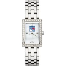 New York Rangers NHL Womens Allure Stainless Steel Watch ...